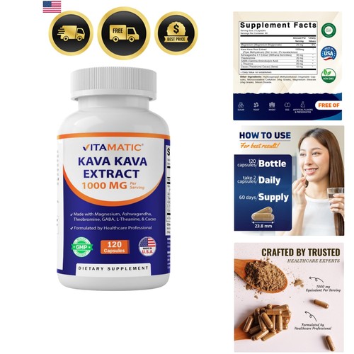 Kava 1000mg with - kava,