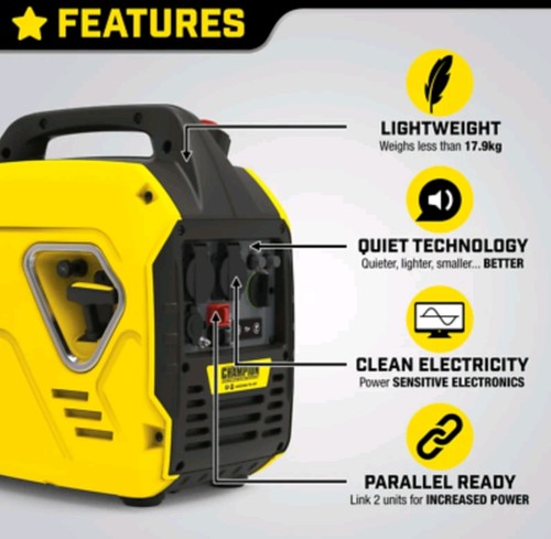 Champion 2200w petrol portable - petrol,