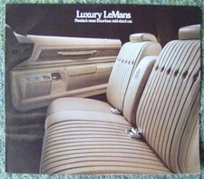 PONTIAC LUXURY LE MANS USA LF Car Sales Brochure 1973