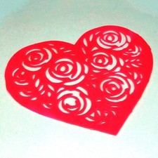 Plastic Chocolate Mold Heart