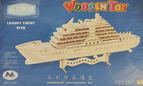 P0119 luxury yacht woodcraft - p0119,