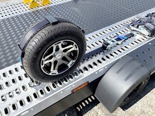 New Recovery Ratchet Alloy Wheel Straps Trailer Black x 4 Over The Wheel Straps