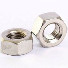 M1.6M2 M2.5 M3 M3.5 M4 M5 M6 M8 M10 M12 A2 STAINLESS STEEL HEXAGON HEX FULL NUTS