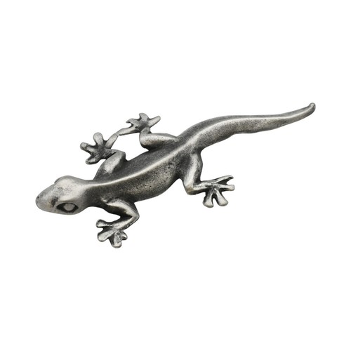 English made pewter lizard - made,