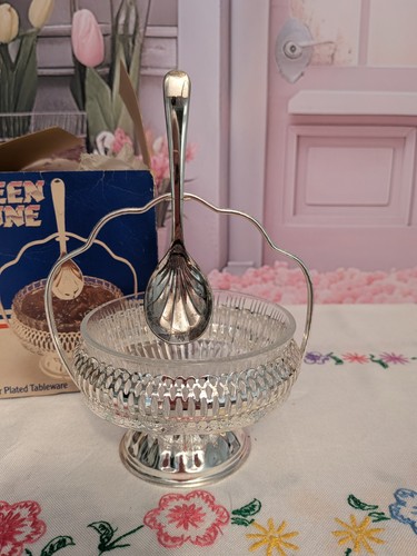 Vintage queen anne jam dish - jam,