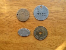 VARIOUS COUNTERSTAMPED TOKENS and SCOTTISH COMMUNION TOKEN
