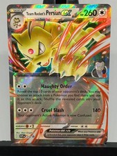 Pokémon Card Team Rockets Persian EX SVP 218 Promo Card