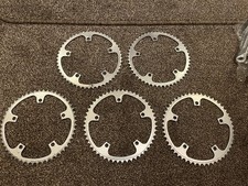 Lightened Campagnolo Nuovo Record Chainrings