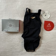 Speedo Women's Fastskin LZR Racer Pro Recordbreaker Swimsuit Black Size 24 BNWT