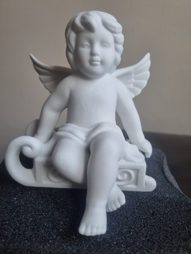 Rosenthal angel with - with, sleigh