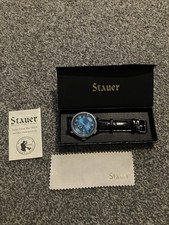 Mens Stauer Urban Blue Watch