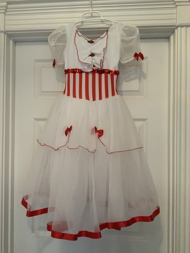 Mary poppins white red - mary, dress