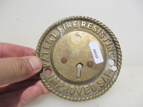 Victorian brass keyhole - victorian,