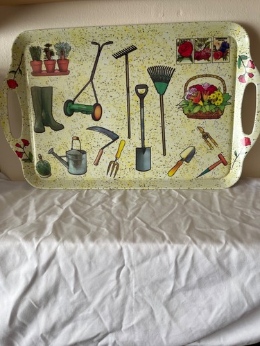 Old melamine garden themed - melamine, themed'
