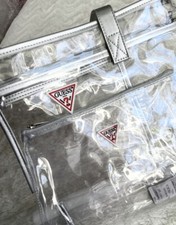 GUESS Transparent Beach Bag +