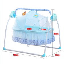 Auto Baby Swing Electric Crib