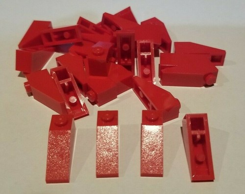 Lego red inverted slopes roof - lego,