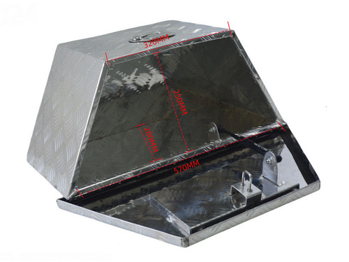 66x34x31cm aluminum trailer - 66x34x31cm,