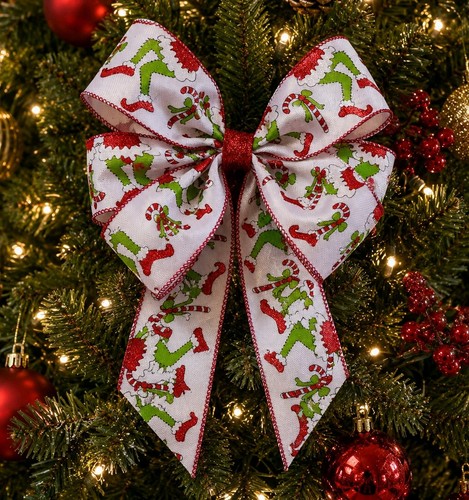 The grinch bow christmas - the, tree