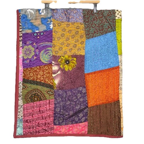 Hand stitched patchwork - hand,
