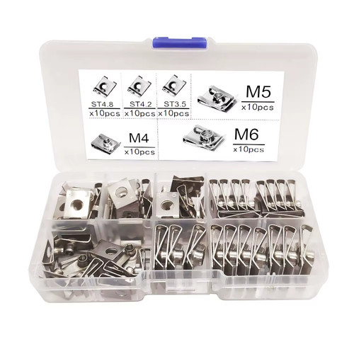 60pcs stainless steel - 60pcs, nut