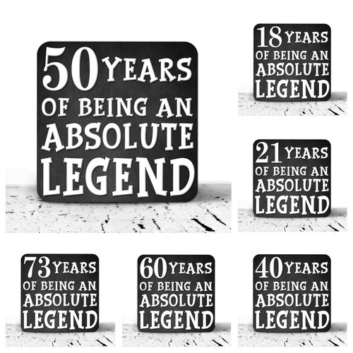 Drinks mat coaster years - coaster, of