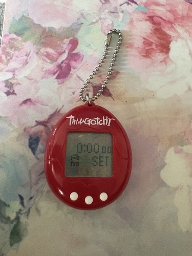 Tamagotchi red virtual pet - red,