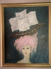 oil painting, ‘lady