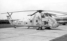 22 Sqn, Wessex HC.2, XR520 at Middle Wallop, Jul 1982 - Original B&W neg