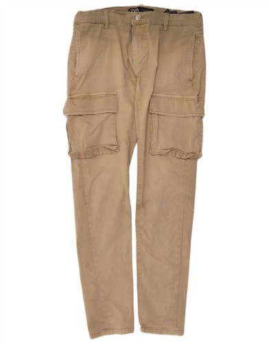 Zara mens slim cargo trousers - zara,