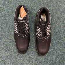 Hi-Tec CDT Power 501 Golf Shoes Men's Black/Black/Silver UK 12 - Open Box