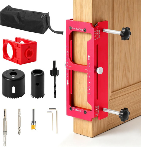 Door hinge jig with - jig,
