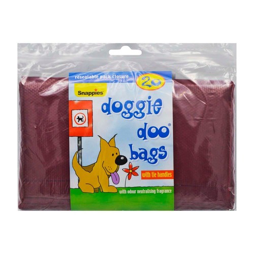 Dog poo bags snappies - poo,
