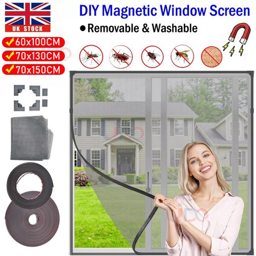 Magnetic window insect screen - window,