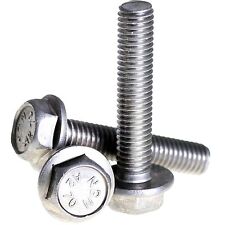 M5 M6 M8 M10 A2 STAINLESS STEEL FLANGED HEX HEAD BOLTS FLANGE HEXAGON SCREWS