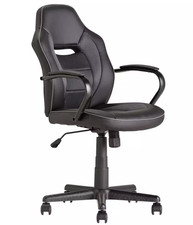 Home Faux Leather Mid Back