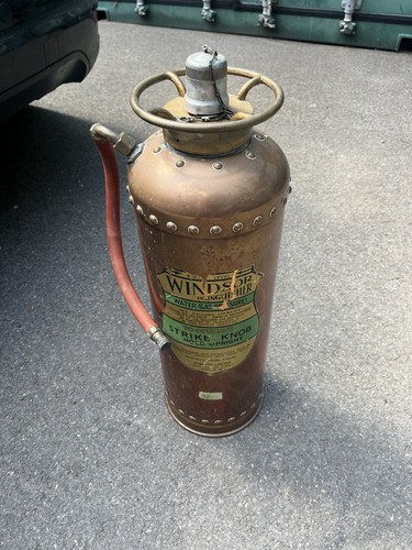 Vintage windsor brass fire - windsor,