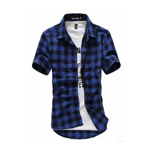 Mens red black plaid checkered - red,