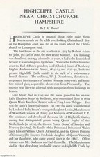 HIGHCLIFFE CASTLE, NEAR