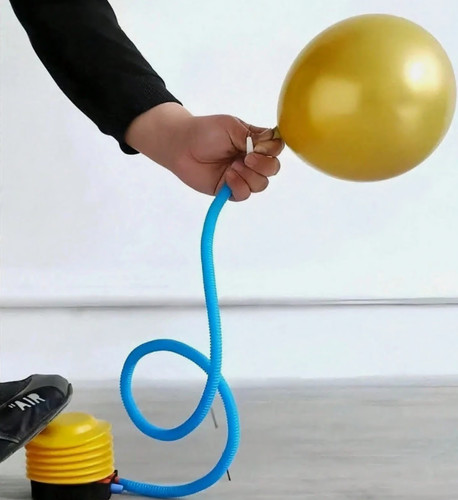 Portable balloon foot air - foot, pump