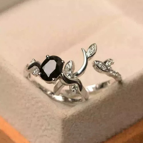 Oval cut black diamond - 2.20,