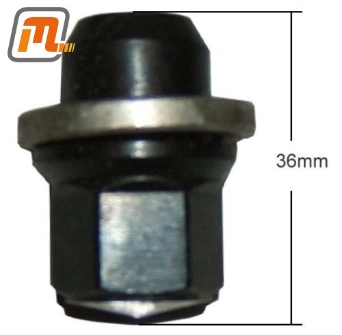 Ford capri wheel nut - nut, black