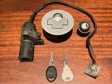 Motorhispania MH RX 125 R Matching Lock Set (Ignition, Fuel Cap, Pillion) & Key
