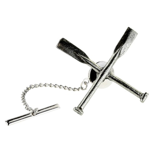 Crossed rowing oars pewter - oars,