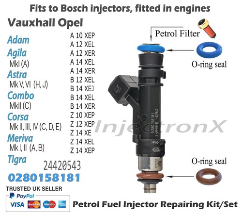 Fuel injector service - injector, kit