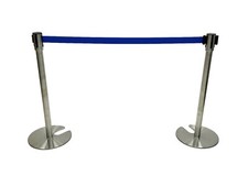 Blue Stretch Barriers, Crowd