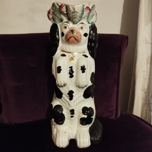 Antique staffordshire begging - antique,