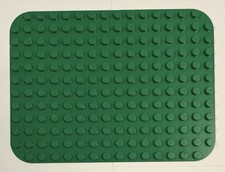 Vintage Lego Duplo Base Plate Board 12 x 16 Green Round Corners 49922 6851