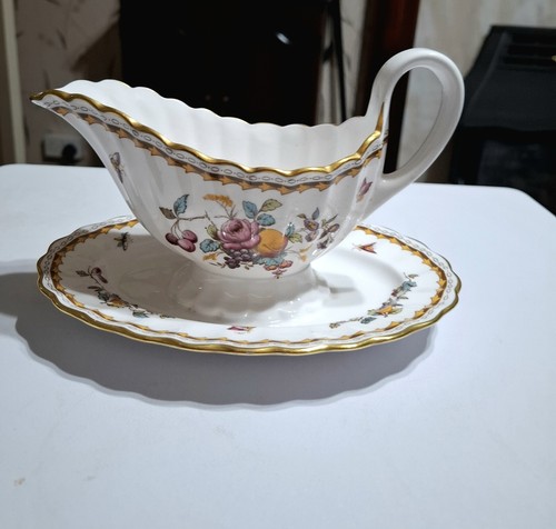 Spode harvest rose - gravy, boat