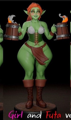 Goblin girl barmaid - barmaid, shortstack